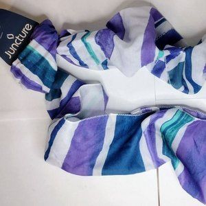 Scarf Purple and Blue Thin Juncture NWT